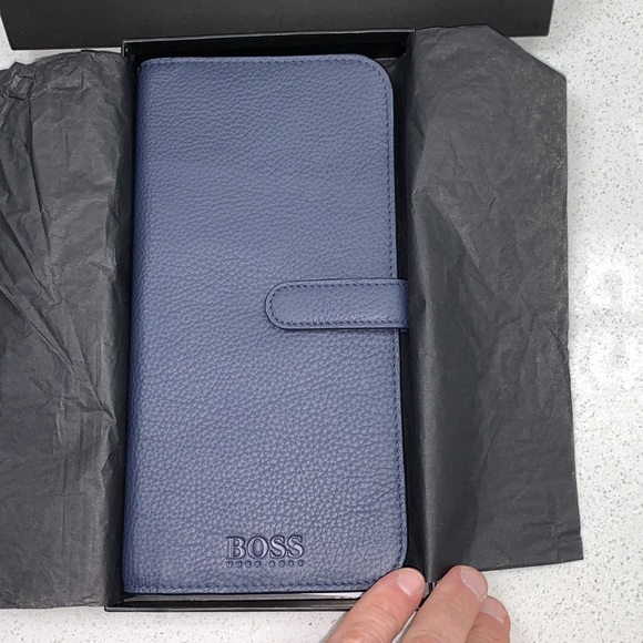 Hugo Boss Other - NWT Hugo Boss long wallet for men. 9”x 4.5 inches in dark blue.